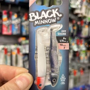 black minnow nº1 doble combo off shore 6 gramos rockfishing