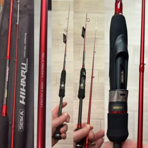 caña seika hikaru 240 rockfishing eging 2-10gr