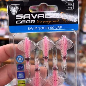 micro vinilo savage gear swim squid 50 lrf calamar