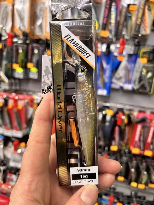 señuelo shimano bt world diver 99sp flastboost spinning