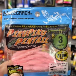 geecrack piku piku pintail 3 inch rosa glow