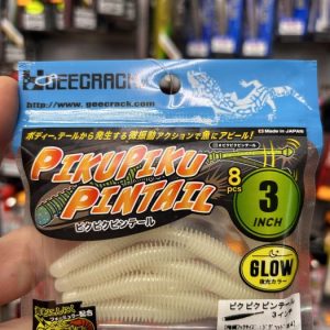geecrack piku piku pintail 3 inch glow