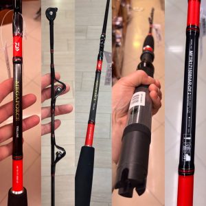 caña daiwa megaforce trolling 5080 AR Anillas rodillo