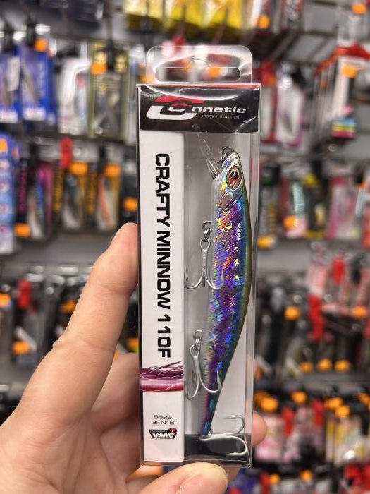 señuelo cinnetic crafty minnow 110F nº2 anchovy 12gr