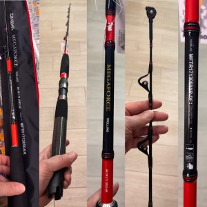 caña daiwa megaforce trolling 3050 AR rodillo