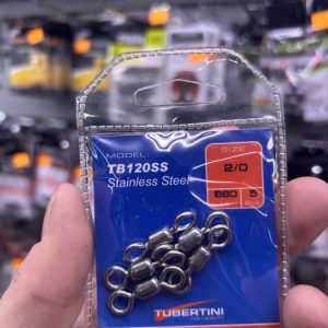 emerillones tubertini TB120SS INOX 2/0 660lb