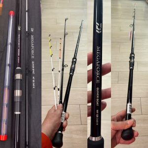 caña daiwa megaforce quiver boat 240 embarcacion