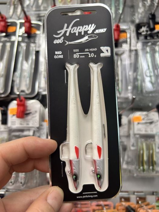 ykr happy eel jerky 80mm 10GR red gore