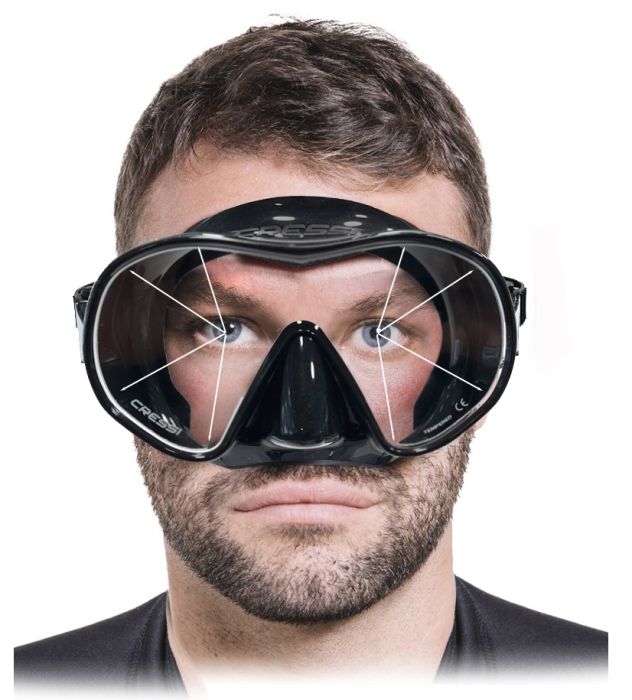 mascara cressi F-Dual gafas de buceo