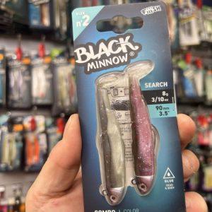 fiiish black minnow nº2 combo doble 90mm 8gr sparkling brown + pink
