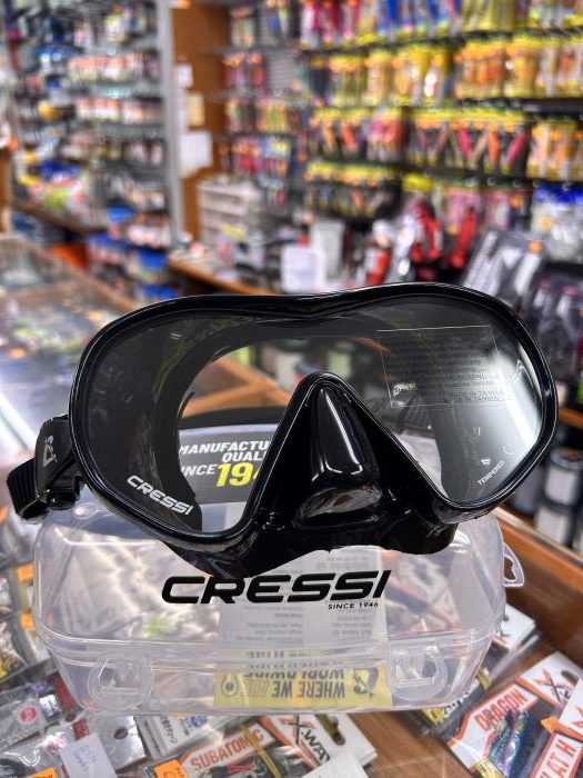 mascara cressi F-Dual gafas de buceo negra