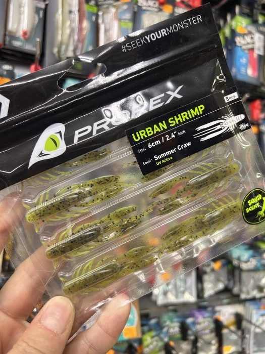 vinilo daiwa prorex urban shrimp summer craw uv 6cm