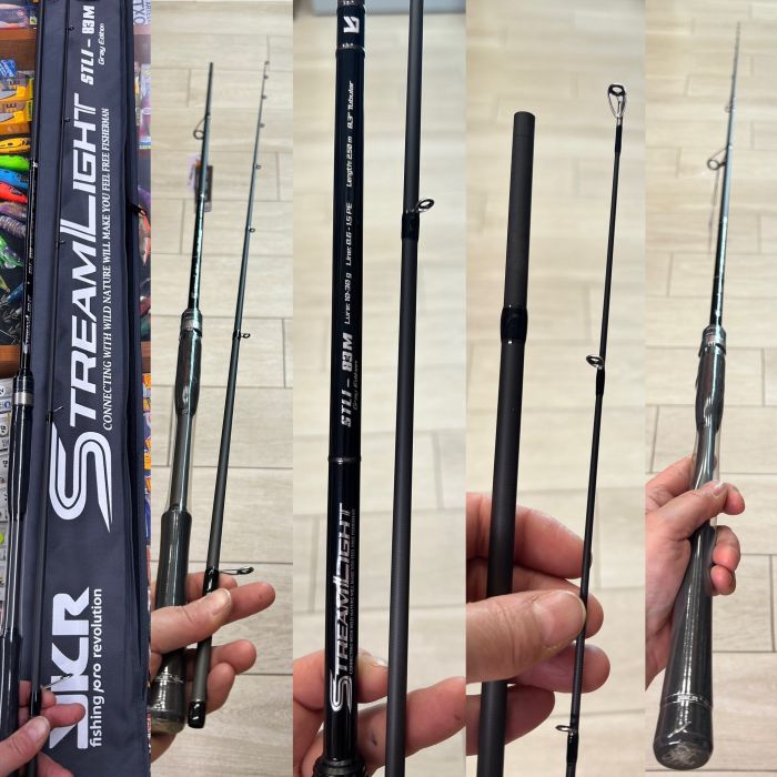 caña YKR streamlight 2,50mt 10-30gr gray edition