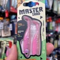 vinilo master shad nº3 75mm 6gr neon pink fiiish