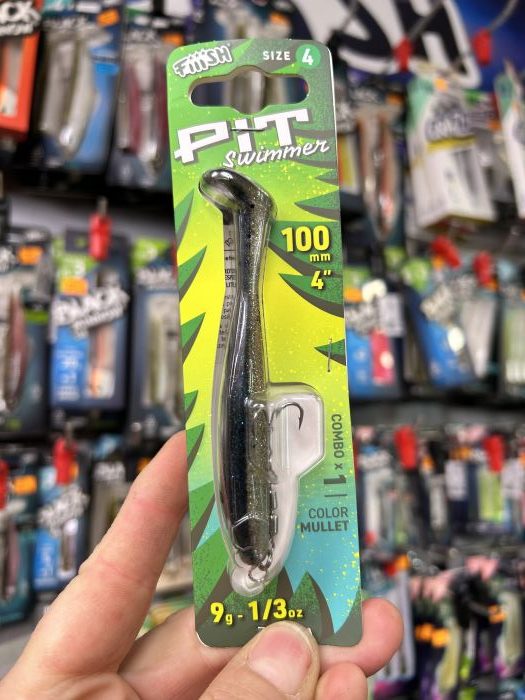 vinilo fiiish pit swimmer 100mm 9GR Khaki