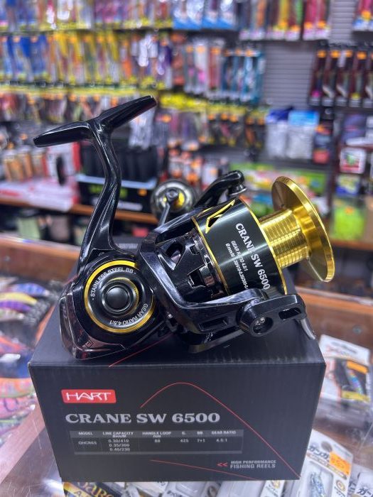 carrete hart crane sw 6500 spinning light jigging