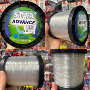 bobina 500MT Star Advance 0,90mm Blanco Golden Fish