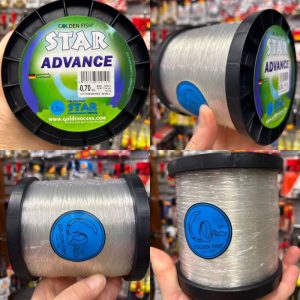 bobina 1000MT Star Advance 0,70mm Blanco Golden Fish