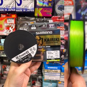 Shimano Trenzado Kairiki 8+ 300m 0,13mm MANTIS Green