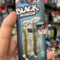 black minnow 70mm nº1 combo doble 3GR khaki + ghost minnow
