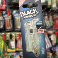 black minnow 70 nº1 combo off shore green glitter