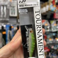 daiwa tournament wise minnow 70FS 70mm 7,5gr sinking green flash ghost
